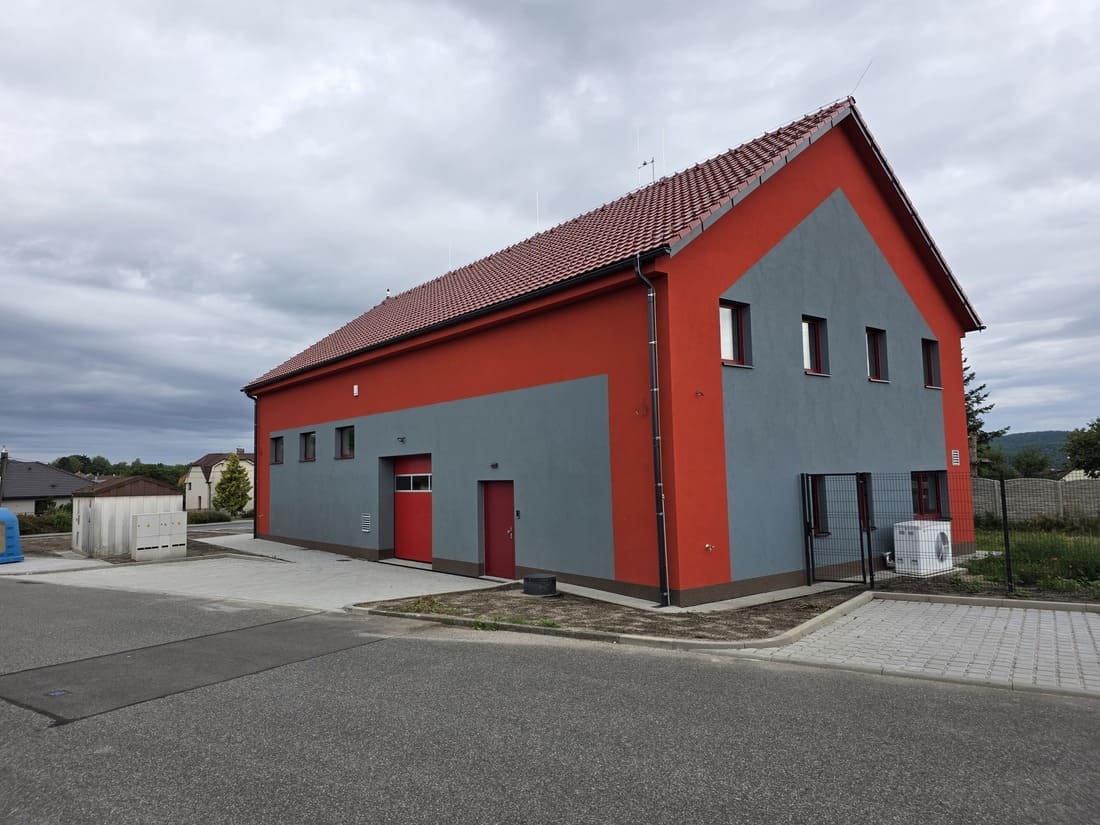 Hasičská zbrojnice Broumy - exteriér